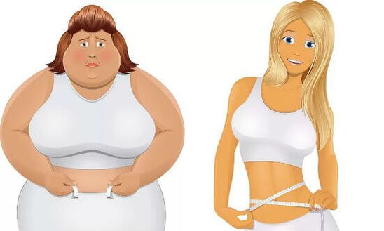 до и после резкого похудения